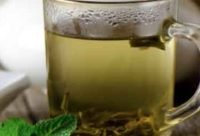 Té verde con hierbabuena