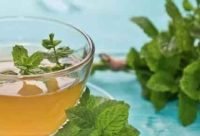Té de menta para la fiebre