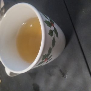 Taza de infusión de hojas de abedul