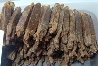 Raiz de ginseng seca lista para preparar el te energizante