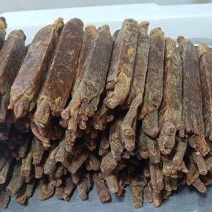 Raiz de ginseng seca lista para preparar el te energizante
