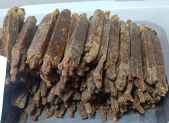 Raiz de ginseng seca lista para preparar el te energizante